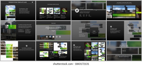 Vector templates for website design, presentations, portfolio. Templates for presentation slides, flyer, leaflet, brochure cover, report. Modern corporate business identity style for any purposes.