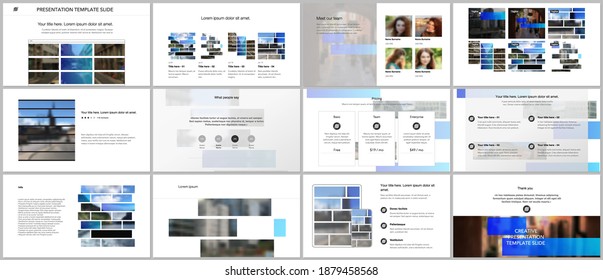 Vector templates for website design, presentations, portfolio. Templates for presentation slides, flyer, leaflet, brochure cover. Corporate business identity style for any purposes. Business template.