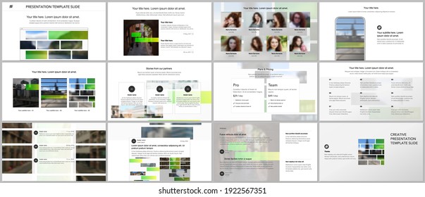 Vector templates for website design, presentations, portfolio. Templates for presentation slides, flyer, leaflet, brochure cover. Corporate business identity style for any purposes. Business template.