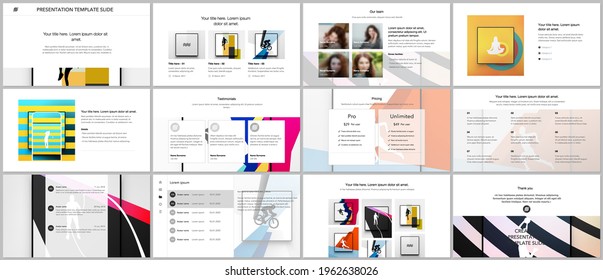 Vector templates for website design, presentations, portfolio. Templates for presentation slides, leaflet, brochure cover, report. Abstract colored sport backgrounds for sport event, fitness design.