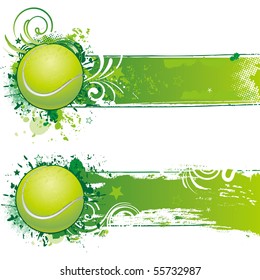 vector tennis design element