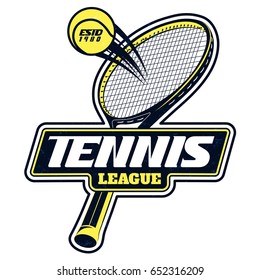 Tennis Racquet Logo Images, Stock Photos & Vectors | Shutterstock