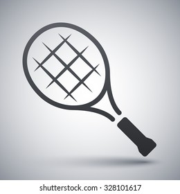 Vector tennis racket icon