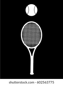 Vector Tennis Set