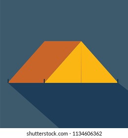 vector tent icon