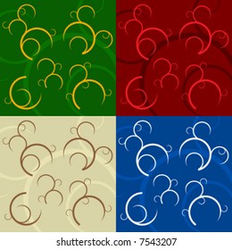 Vector Tentacle Ornaments
