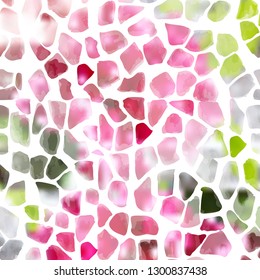 Vector terrazzo pattern. Abtract art ornament floor