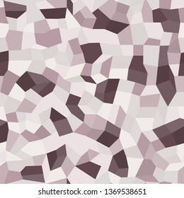 Vector terrazzo seamless pattern. Endless abstract texture of classic italian type of floor. Trendy flooring background with chaotic colored stones. Colorful mosaic tile with colored polished pebble