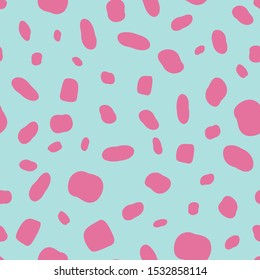 Vector terrazzo texture pink blue seamless pattern background ideal for home decor, kitchen, bathroom, living room, restaurant, floor, wallpaper, print, giftwrap, furniture, packaging design projects