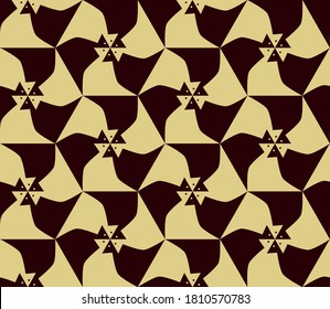 Colección de arte de teselación vectorial. Conjunto de patrones geométricos de color. 