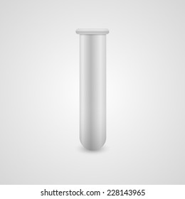 Vector test tube icon.