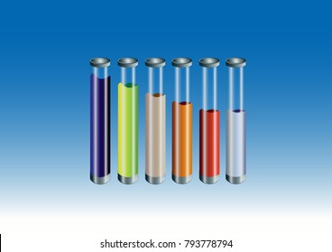 Vector Test Tubes illustration