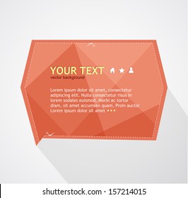 Vector text box