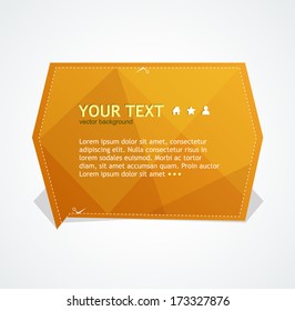 Vector text box