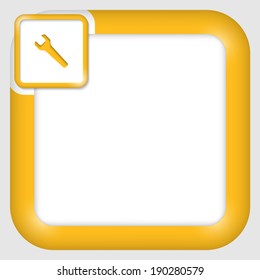 vector text box for any text with spanner