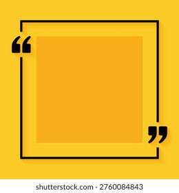 Vector Text Box Quote Template for Social Media