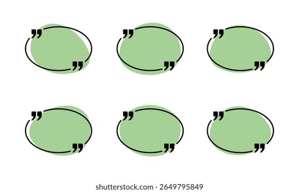 Caixa De Texto De Vetor Para Coleção De Conversas De Texto De Aspas