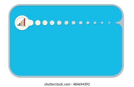 Vector text box for your text and graph