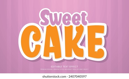 vector text effect template editable design culinary logo and logo type background