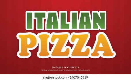 vector text effect template editable design culinary logo and logo type background