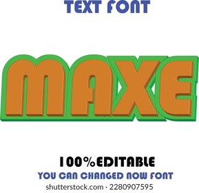 vector text effect very nice 