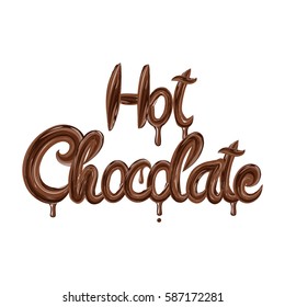 Vector Text Hot Chocolate