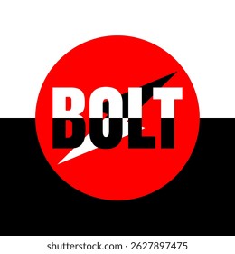 Vector text illustration for Bolt.