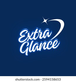 vector text illustration of Extra Glance.