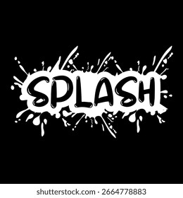 Vector Text Illustration For Splash.