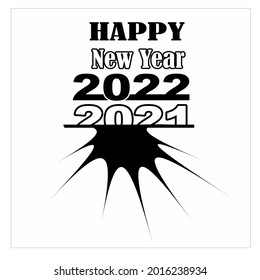 texto vectorial para el último calendario 2022, para los diseños de año nuevo.