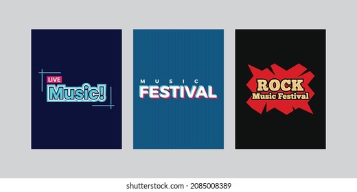 Vector for text Modern Art graphics for Music.
