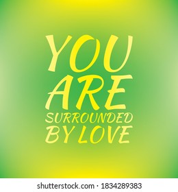 vector text on colorful background. 