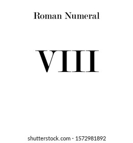 vector text roman numeral symbol art