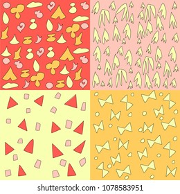 Vector textile design, abstract background