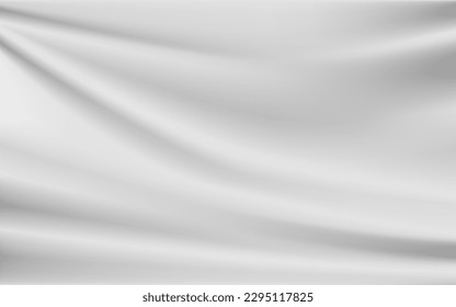 vector textile fabric banner mockup