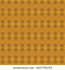 Vector textile knitted fabric design