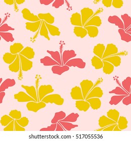 Vector textile print for bed linen, jacket, package design, fabric and fashion concepts. Seamless pattern with beige, pink, yellow and neutral flowers. Floral watercolor seamless background.