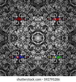 Vector textile print for bed linen, jacket, package design, fabric and fashion concepts. Seamless pattern with flowers. Floral watercolor seamless background.