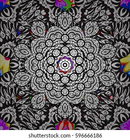 Vector textile print for bed linen, jacket, package design, fabric and fashion concepts. Seamless pattern with flowers. Floral watercolor seamless background.