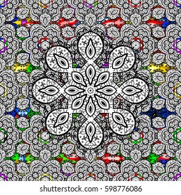 Vector textile print for bed linen, jacket, package design, fabric and fashion concepts. Seamless pattern with flowers. Floral watercolor seamless background.