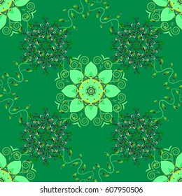 Vector textile print for bed linen, jacket, package design, fabric and fashion concepts. Seamless pattern with flowers. Floral watercolor seamless background.