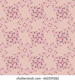 Vector textile print for bed linen, jacket, package design, fabric and fashion concepts. Seamless pattern with blue leaves. Floral watercolor seamless background.