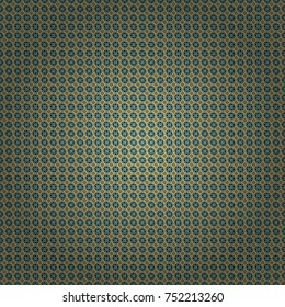 Vector textile print for bed linen, jacket, package design, fabric and fashion concepts. Seamless pattern ethnic design in blue, yellow and black colors. Geometric background with tribal tiles.