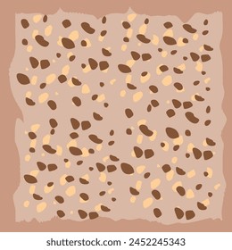 Vector texture of an animal's skin. A pattern in the style of animal color spots.