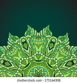 Vector texture background with abstract flowers. Vector illustration