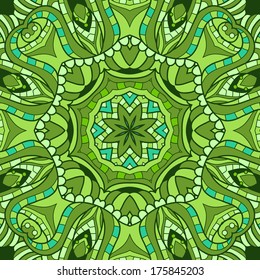 Vector texture background with abstract flowers. Vector illustration
