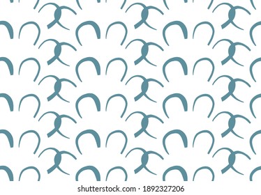 Vector texture background, seamless pattern. Hand drawn, blue and white colors.