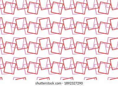 Vector texture background, seamless pattern. Hand drawn, red, pink and white colors.