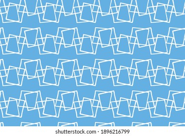 Vector texture background, seamless pattern. Hand drawn, blue and white colors.