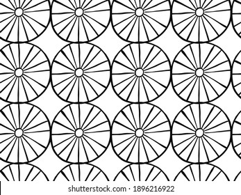 Vector texture background, seamless pattern. Hand drawn, black and white colors.